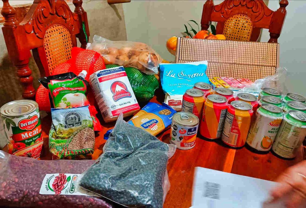 food combo purchased at tuambia online store for cuba