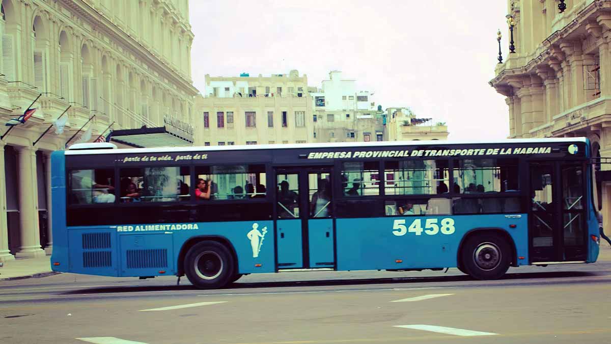 urban bus application in cuba